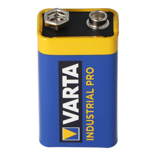 Varta Industrial 9V Batterie / 4022 / 6AM6 / 6LR61 / MN1604 / 550mAh / nicht wiederaufladbar