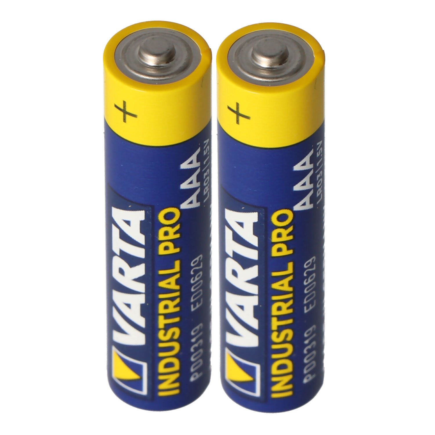 Varta Industrial Pro Batterie / Micro AAA LR03 / 1,5V / 2er Folienpack / nicht wiederaufladbar
