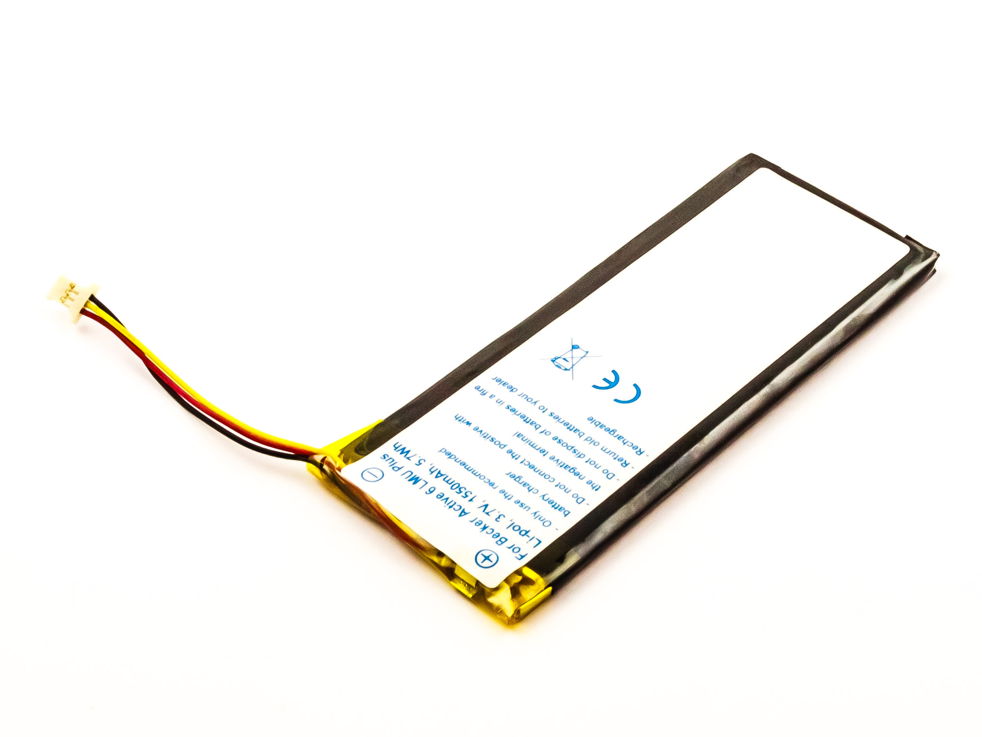 akku-fur-becker-active-6-lmu-plus-3-7v-1550mah-9153-900481 Akku für  BECKER ACTIVE 6 LMU PLUS  ersetzt  335000000000, SR3840100
