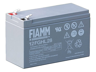 140717 Fiamm Blei-Akku 12FGHL28 Pb 12V / 7,2Ah Hochstrom-Longlife