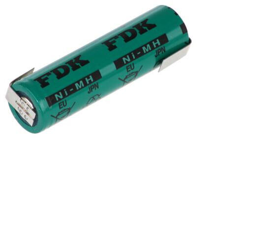 FDK Akku AA 1,2V / 1650mAh HR-AAU Ni-MH / Industrie / Lötfahne Z Form