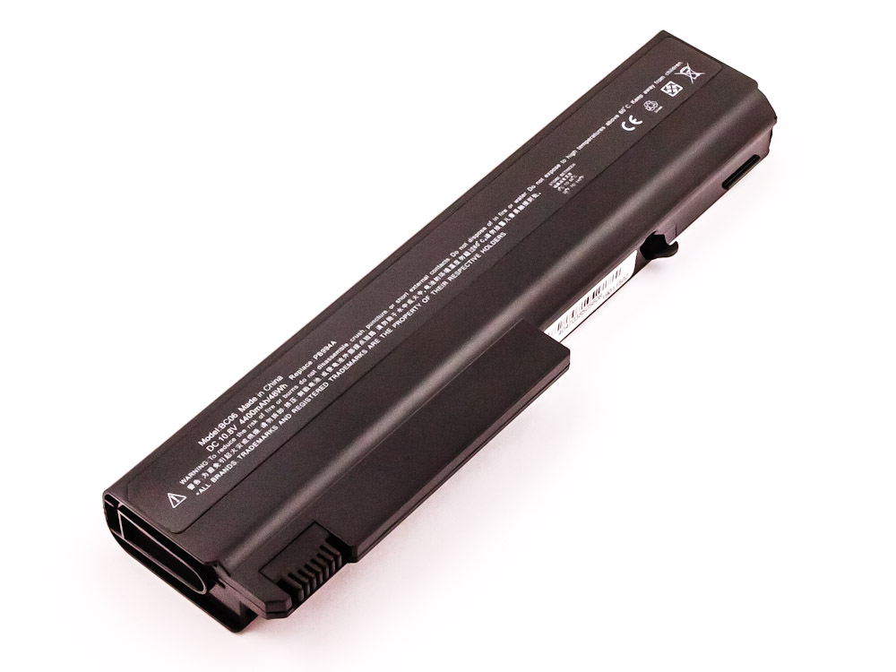 Akku für HP COMPAQ nx5100, nx6100 series, Li-ion, 10,8V, 4400mAh, 47,5Wh, black