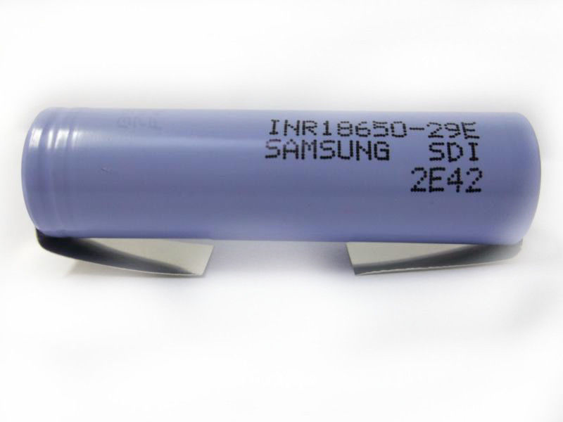 Akku Samsung INR18650-29E 2900 mAh 3,7 V 3C Li-Ion Lötfahne U