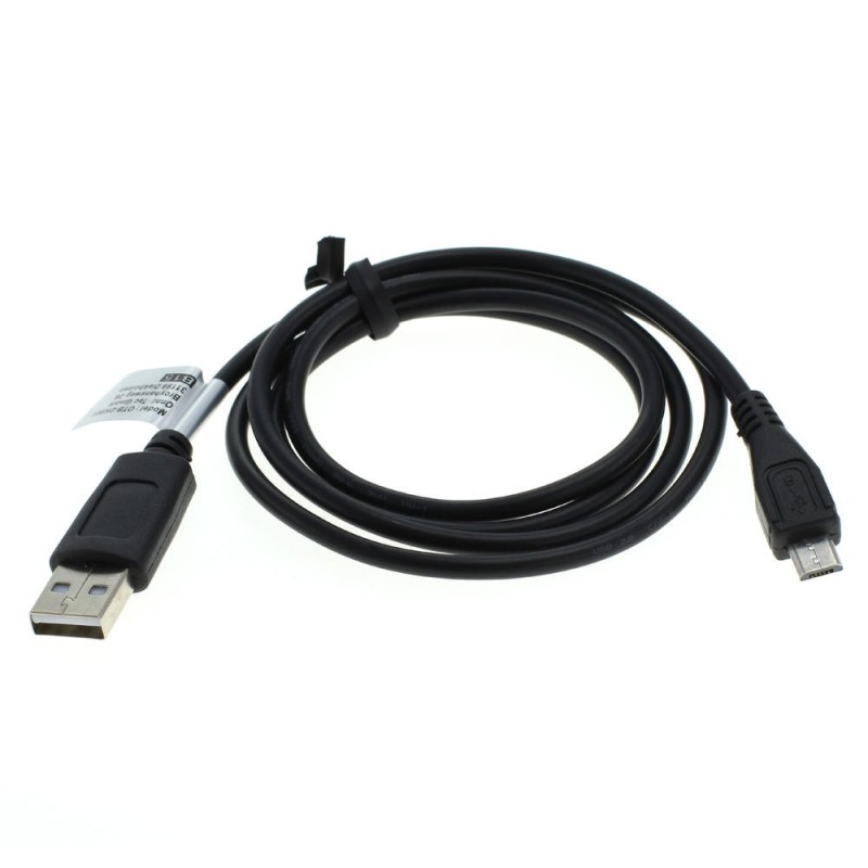 Datenkabel Micro-USB / USB-A 2.0 / 1,0m / Ladefunktion / schwarz