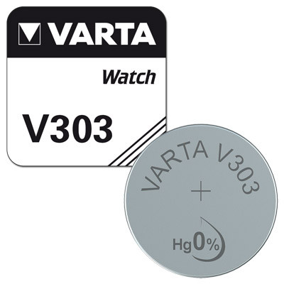 Varta Uhrenbatterie V303 AgO 1,55V - SR44SW