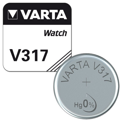RW326 1 x Varta 317 SR516SW Uhrenbatterien 1,55 